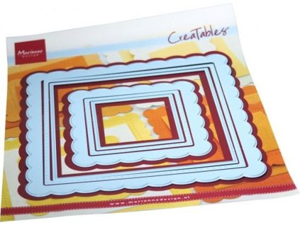 marianne design creatables scalloped squares lr076