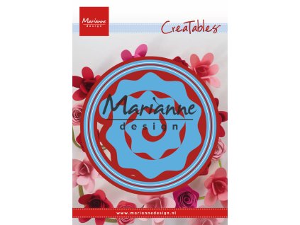 marianne design creatables round box flower lr0672