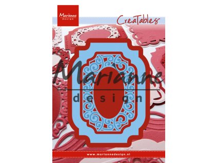 marianne design creatables oval label lr0309
