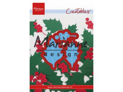 marianne design creatables holly leaves lr0675