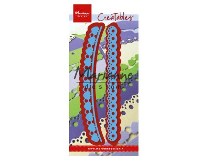 marianne design creatables hearts cotton lace lr04