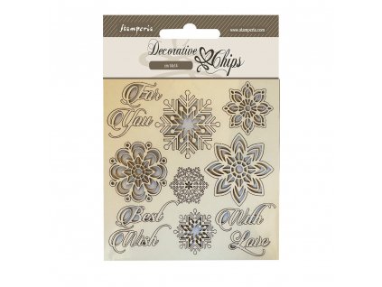 stamperia christmas mixed media decorative chips sk