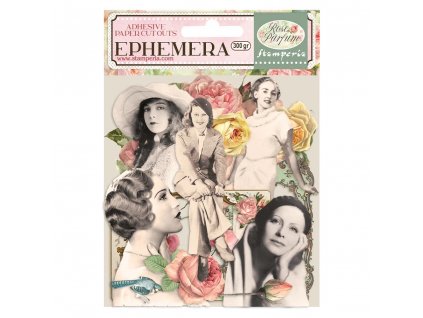 stamperia rose parfum ephemera frames and ladies d