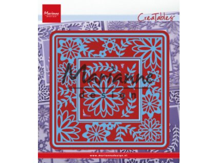 marianne design creatables flower frame square lr0