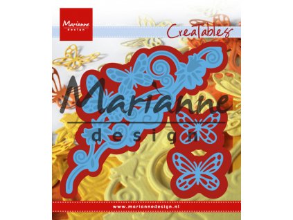 marianne design creatables butterfly border lr0456