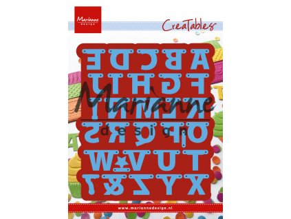 marianne design creatables alphabet garland lr0340