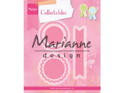 marianne design collectables dies rosettes labels