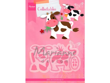 marianne design collectables dies elines cow col14