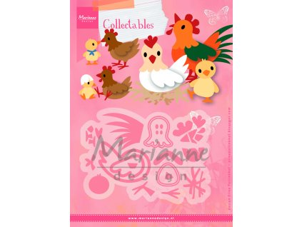 marianne design collectables dies elines chicken f