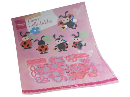 marianne design collectables dies elines ladybugs