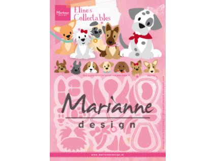 marianne design collectables dies elines puppy col