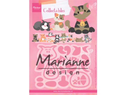 marianne design collectables dies elines kittens c
