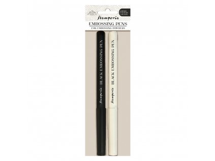 stamperia create happiness embossing pens clear bl