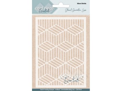 CDEST014 Card Deco Essentials Geometric Lines 400x634