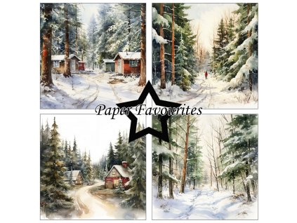 paper favourites winter forest 6x6 inch paper pack (1)