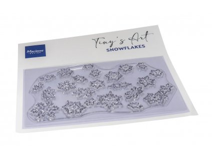 marianne design clear stamps tinys art snowflakes