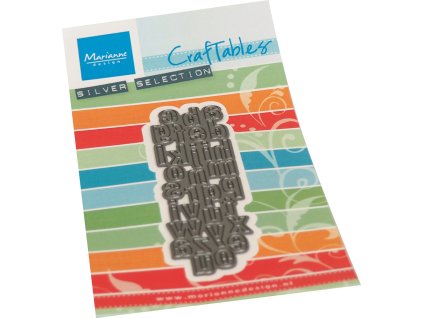 marianne design craftables punch die alphabet cr15