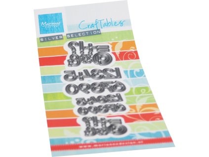 marianne design craftables numbers journal cr1566