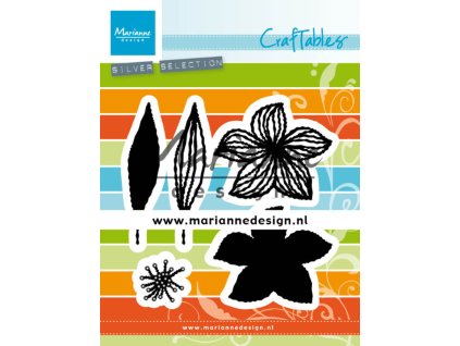 marianne design craftables open flower cr1493 disc