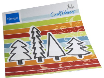 marianne design craftables by marleen pine trees c