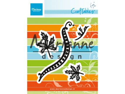 marianne design craftables tinys swirls leaves 1 c