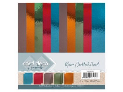 CDESPC001 Card Deco Essentials Mirror Cardstock Assorti A4 400x400