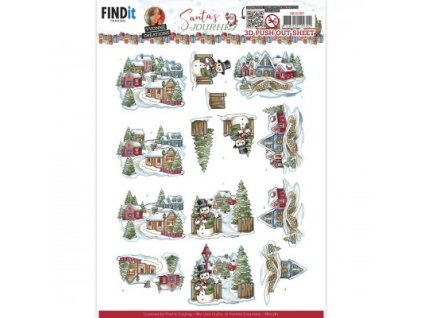 SB10787 Yvonne Creations Santa s Journey Village 400x400