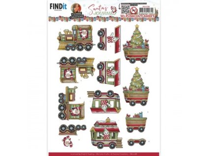 SB10788 Yvonne Creations Santa s Journey Train 400x400