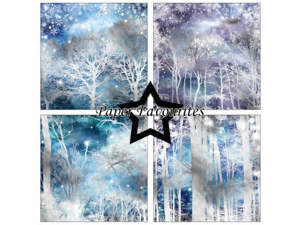 paper favourites silver trees 12x12 inch paper pac (1)