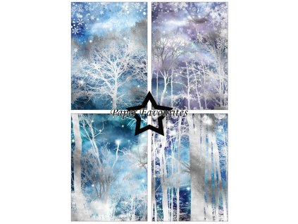paper favourites silver trees a5 paper pack pfa111 (1)
