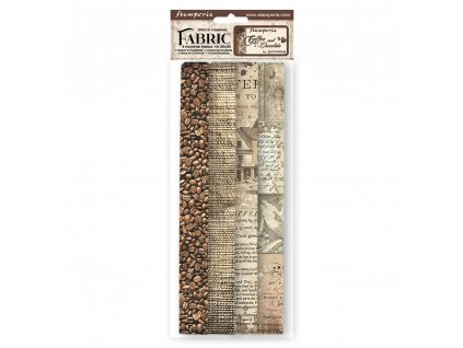 stamperia coffee and chocolate 12x12 inch fabric s