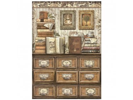 stamperia coffee and chocolate a4 rice paper books