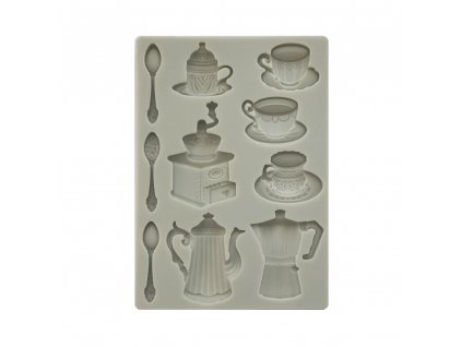 stamperia coffee and chocolate silicon mould a5 cu