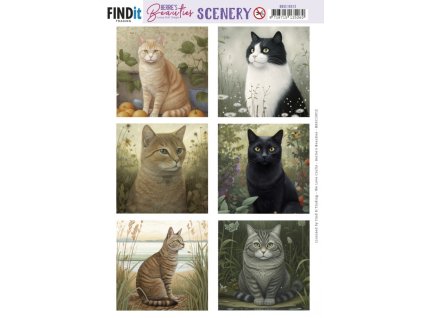 BBSC10012 Berries Beauties Scenery Cats Square copy 700x991