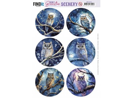 BBSC10013 Berries Beauties Scenery Owl Round copy 700x991