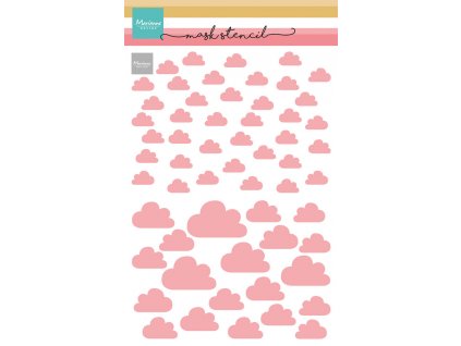 marianne design mask stencil a5 clouds ps8152