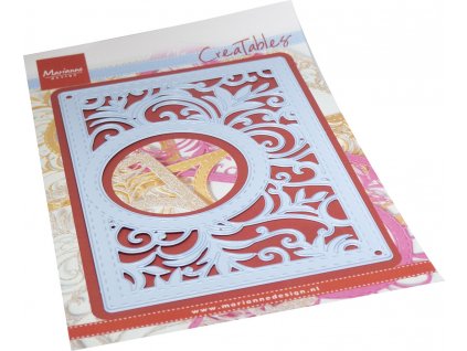marianne design creatable rectangle swirly lr0840