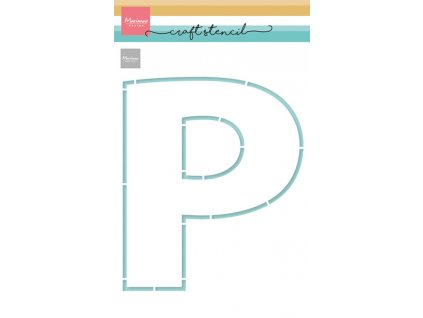 marianne design craft stencil p letter ps8148