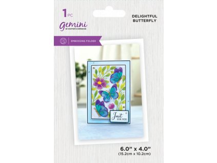 gemini illustrated embossing folder delightful but