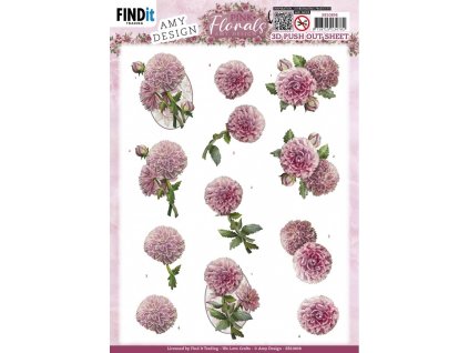 SB10898 Amy Design Pink Florals Dahlia 700x990