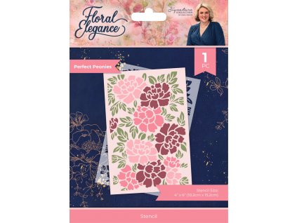 crafters companion floral elegance stencil perfect
