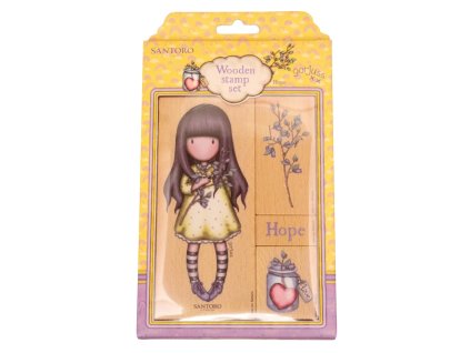 studio light gorjuss be kind wooden stamp set hope