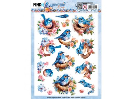 SB10902 Berrie s Beauties Happy Blue Birds Bird s Nest copy 700x700