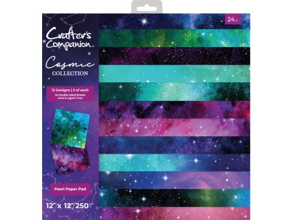 crafters companion cosmic collection 12x12 inch pa