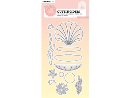 studio light sweet stories cutting die sea shell s