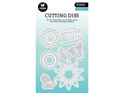studio light sunny bees essentials cutting dies sl