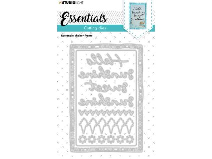 studio light shaker frame rectangle cutting dies s
