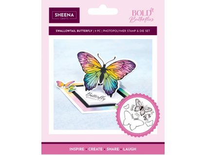 crafters companion bold butterflies stamp die swal