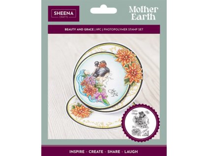 crafters companion mother earth clear stamp beauty