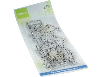 marianne design clear stamps by tinys borders bird